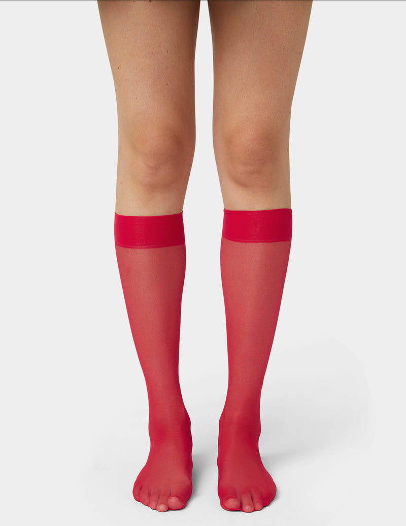 HUE Sheer Knee High