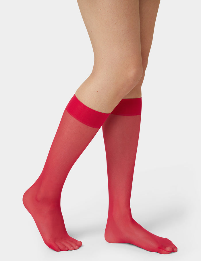 HUE Sheer Knee High
