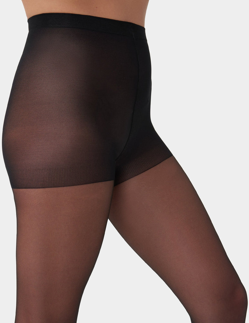 HUE Essential Solutions Age Defiance Control Top Pantyhose - 20 Denier
