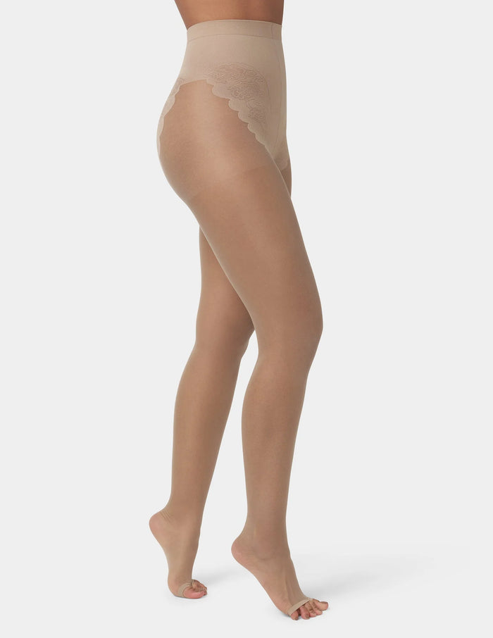 HUE Toeless Control Top Pantyhose-15 Denier
