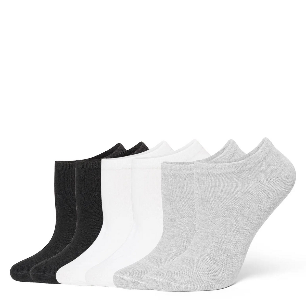 Cotton No Show Liner Socks 6 Pair Pack