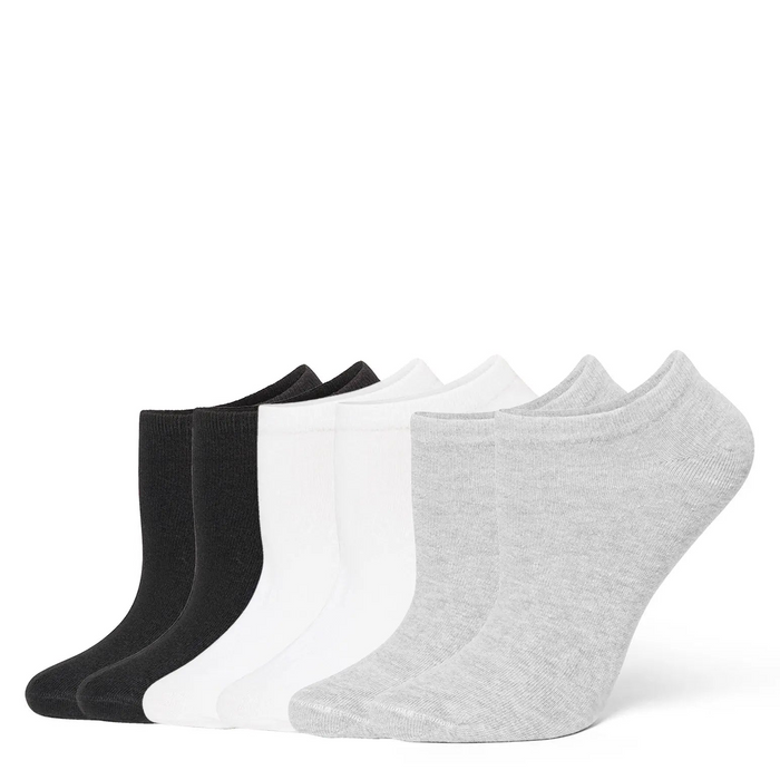 Cotton No Show Liner Socks 6 Pair Pack