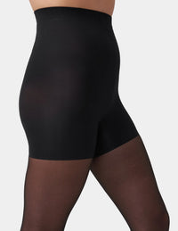 HUE Essential Solutions Sheer Shaper Pantyhose - 13 Denier