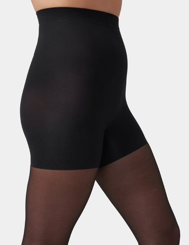 HUE Essential Solutions Sheer Shaper Pantyhose - 13 Denier